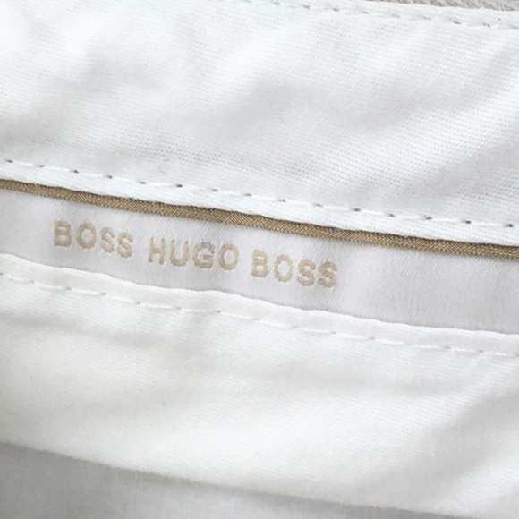 Boss Hugo Boss Women Pants Straight Flare Leg Cotton Blend Tan Pants Sz 2 - Picture 7 of 9
